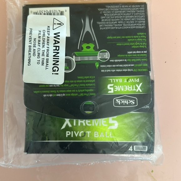 Schlick Premium Quality Xtreme 5 PivotBall Men's Razor Refills 4 Count Box x 2 - Picture 3 of 4